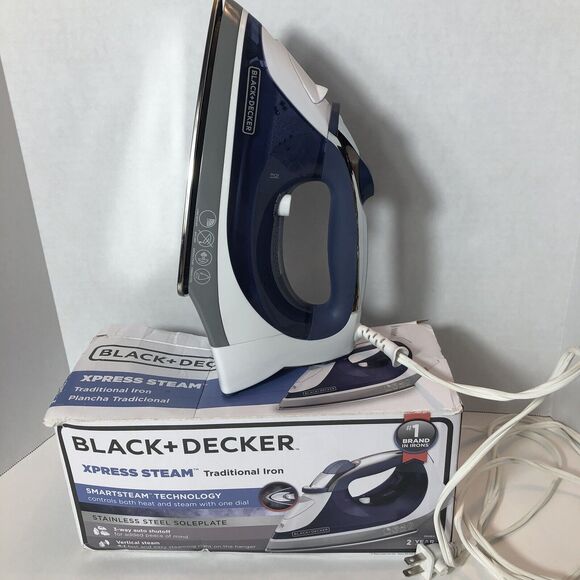 Black & Decker Other - Black+Decker Black &‎ Decker Traditional Iron Corded Xpress Steam Smart IRO8X B4